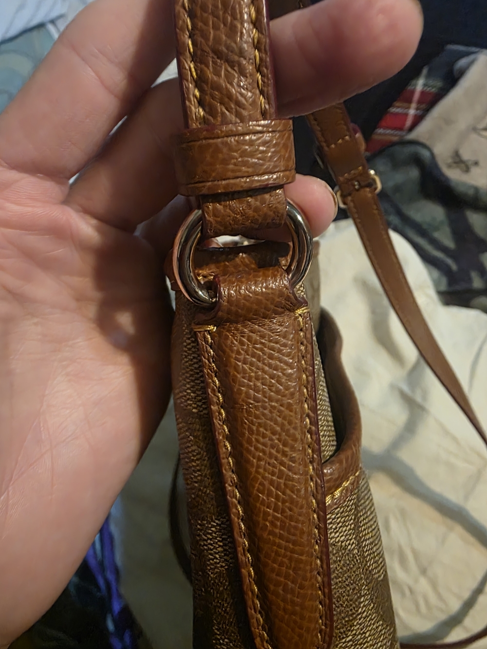 Coach Brown Signature Crossbody Bag No° D1623 F34938 - Picture 13 of 16